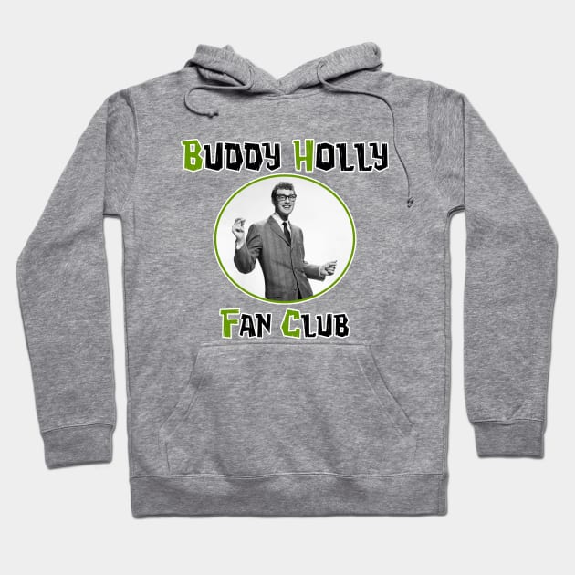 Buddy Holly Fan Club (Green) Hoodie by Vandalay Industries